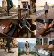 Lusso Hakiki Deri Süet Loafers 1
