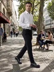 Crown Hakiki Deri Bağıcıksız Klasik Açma Ayakkabı 3