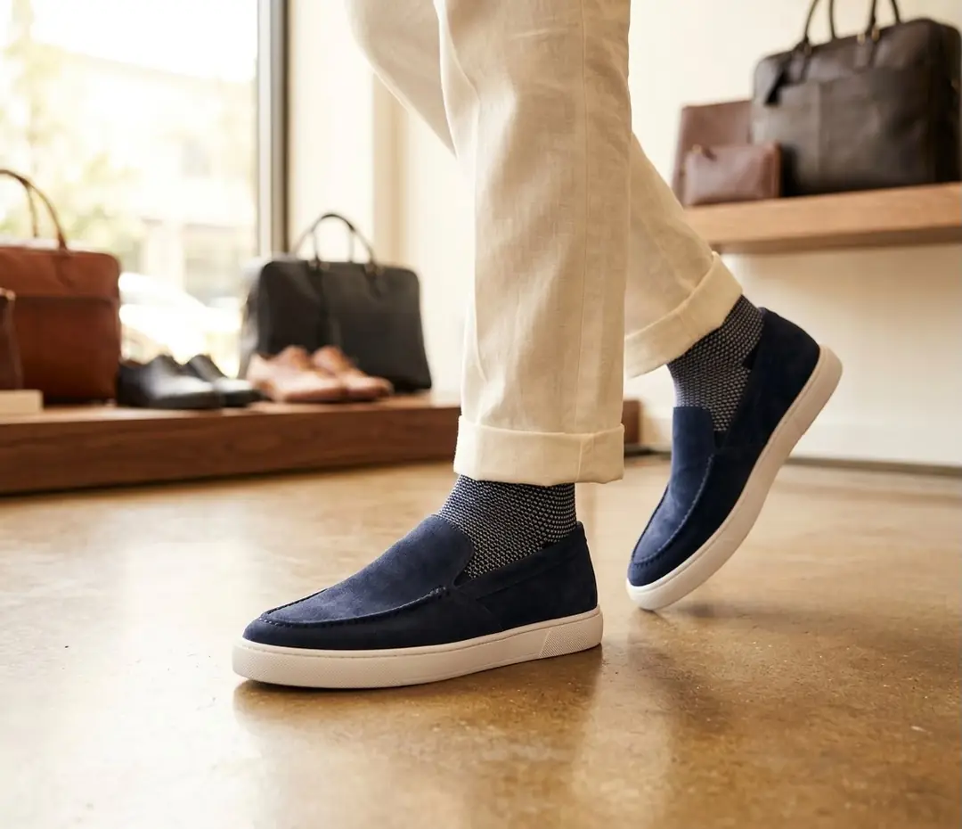 Brunello Hakiki Süet Deri Loafer 