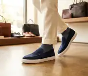 Brunello Hakiki Süet Deri Loafer  1