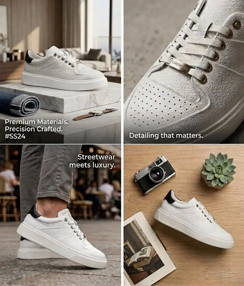Velaro Hakiki Deri Spor Sneakers 1