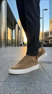 Calvor Hakiki Süet Deri Spor Sneakers 1